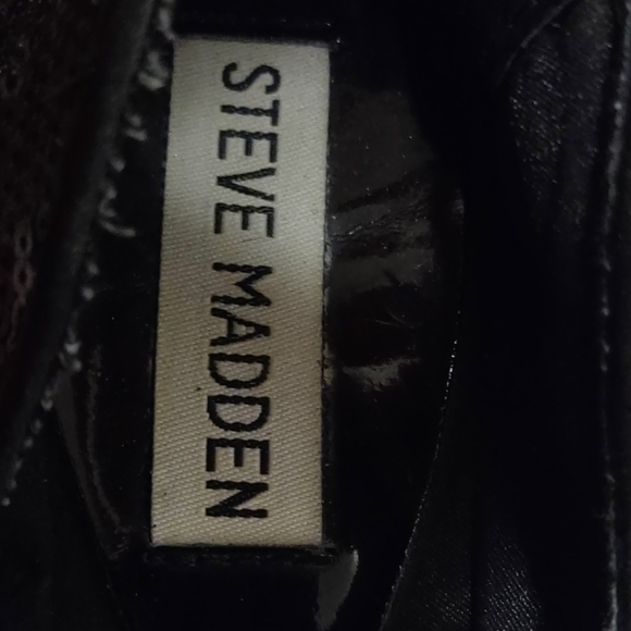 Steven Madden Black size 7 Heaven Sequenced - Picture 4 of 5